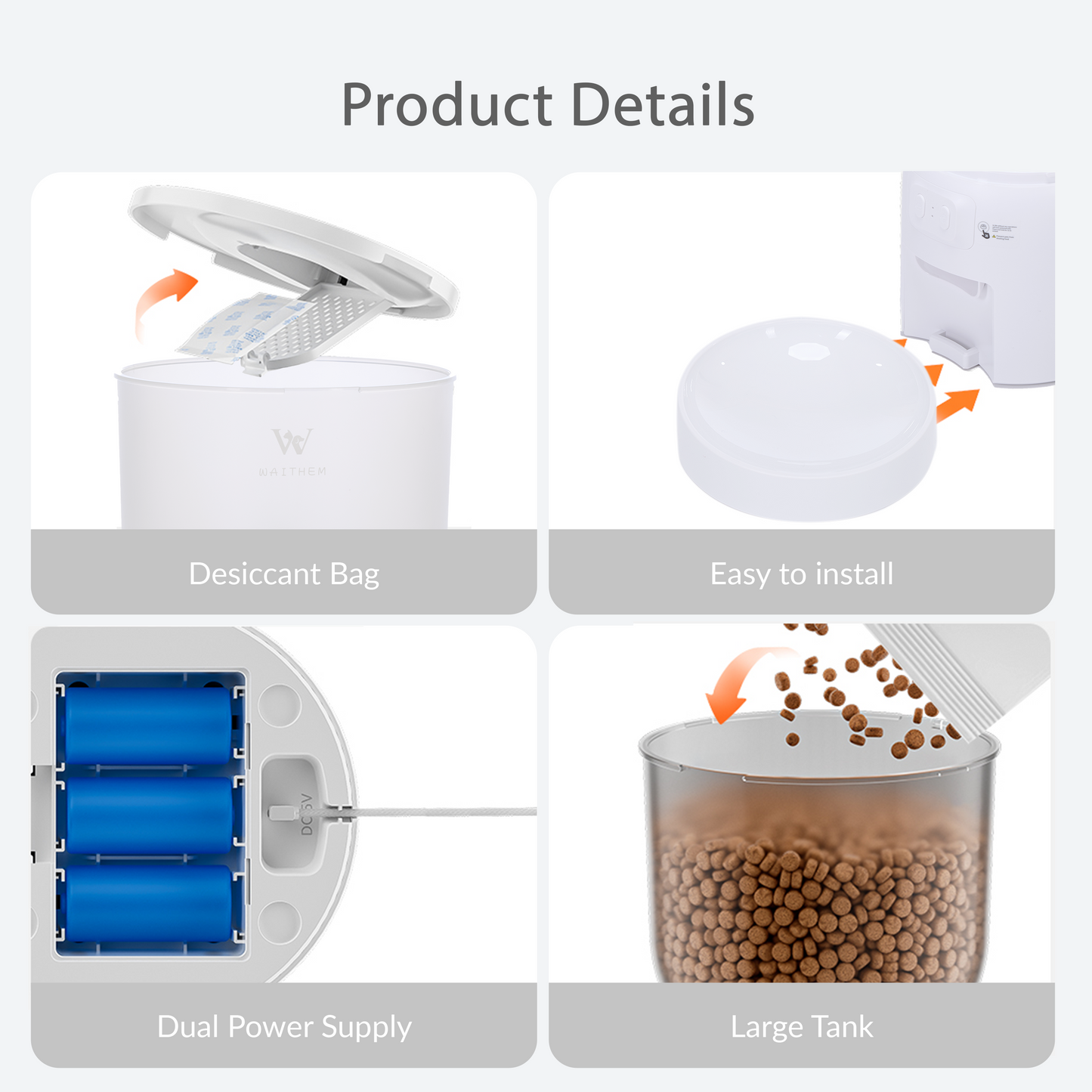 Waithem Granary Smart Camera Feeder