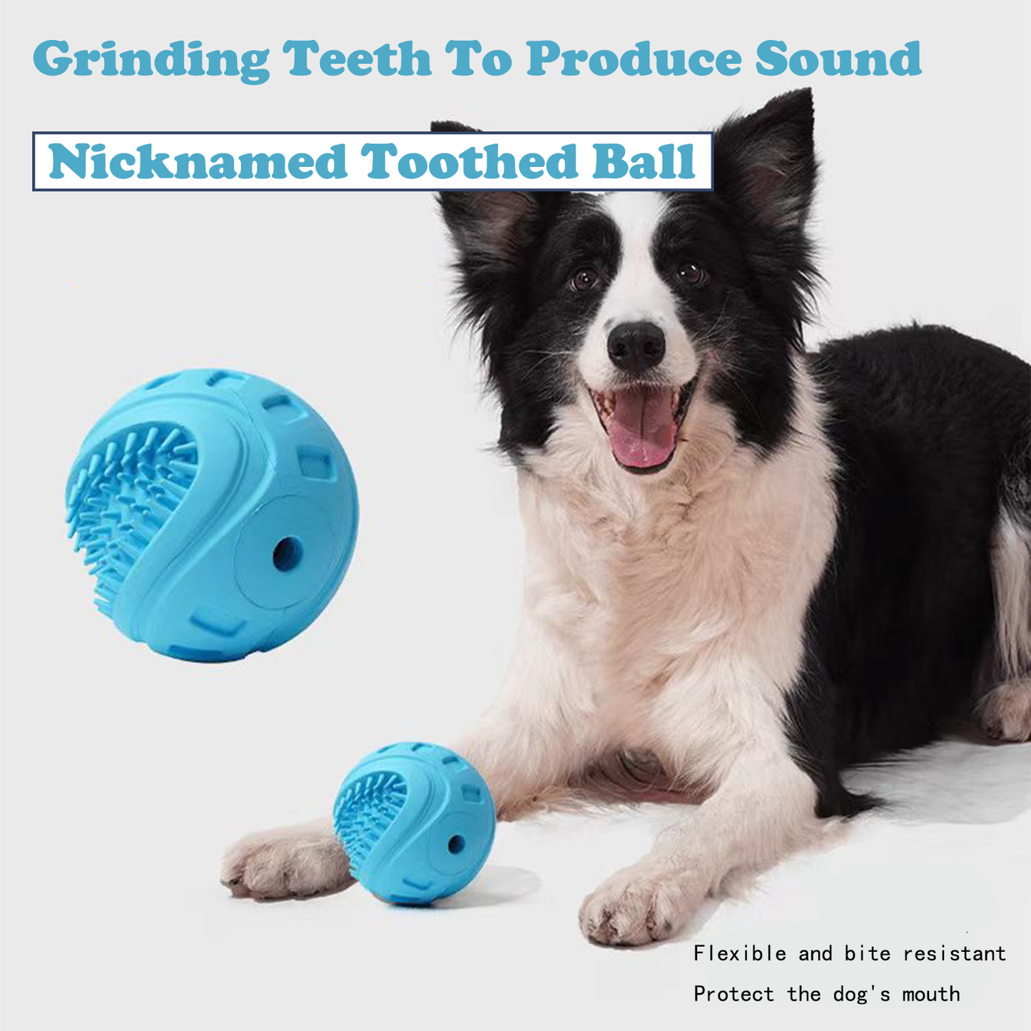Dog Treat Ball – Interactive Dog Ball & Treat Dispensing Chew Toy for Small & Medium Dogs | Durable Teething Toy for Boredom, IQ Training & Slow Feeding – Bite-Resistant & Safe