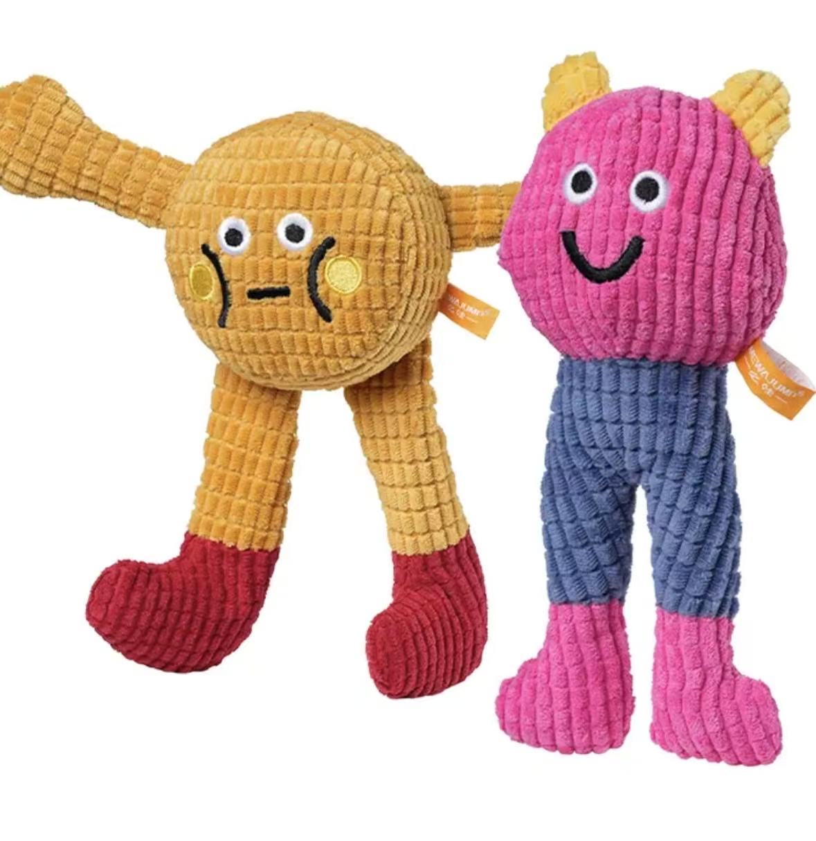 Adorable squeaky catnip toys for your cat or dog! Perfect for solo play, tough enough to chew, great for teeth grinding and keeping teeth clean.