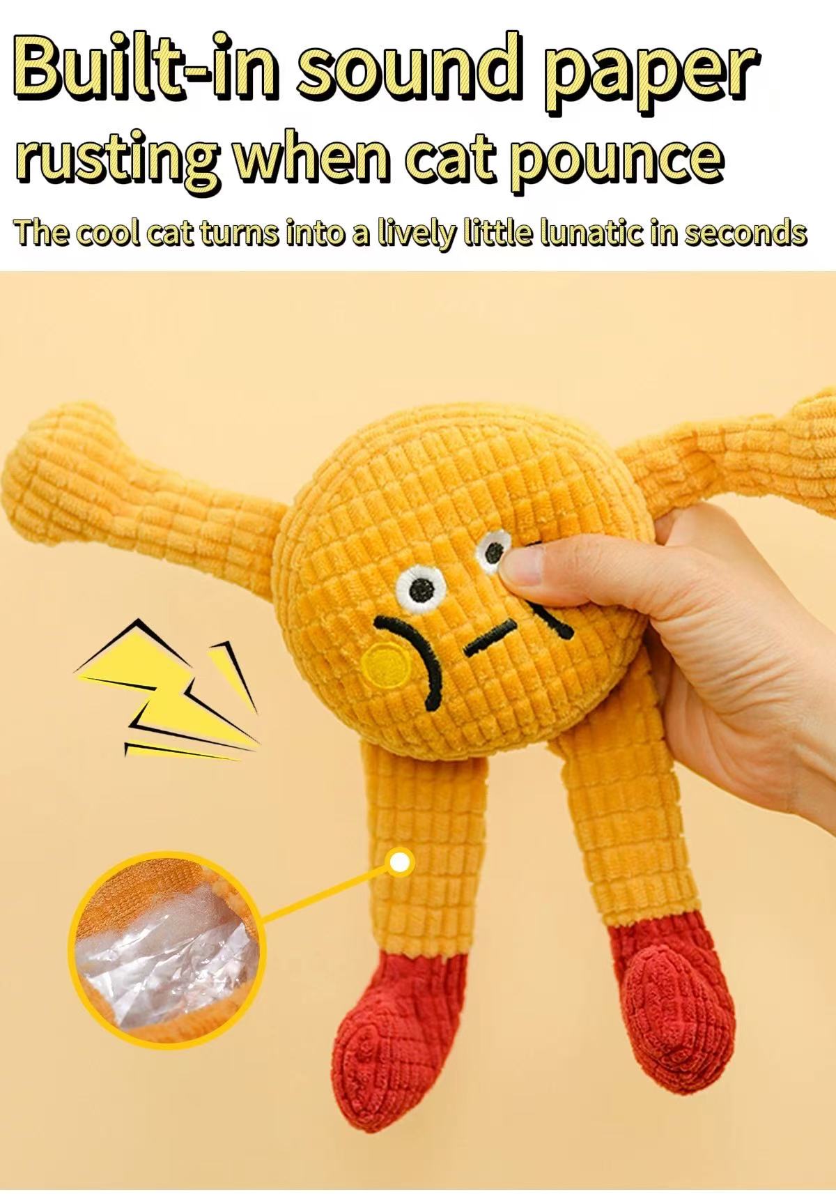 Adorable squeaky catnip toys for your cat or dog! Perfect for solo play, tough enough to chew, great for teeth grinding and keeping teeth clean.